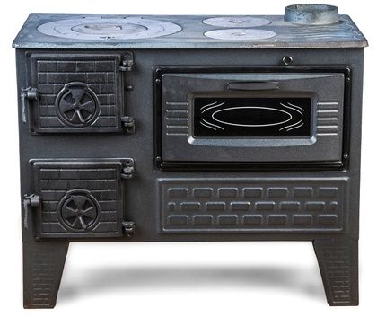 Отопительно-варочная печь МастерПечь ПВ-04 с духовым шкафом, 7,5 кВт в Омске