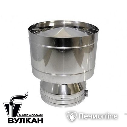 Дефлектор Вулкан DDH с изоляцией 50 мм D=300/400 нержавейка/оцинковка в Омске