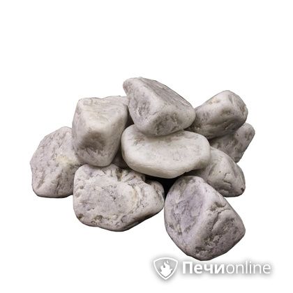 Камни для бани Огненный камень Кварц шлифованный отборный 10 кг ведро в Омске