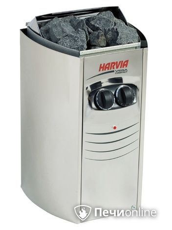 Электрокаменка для сауны Harvia Vega Compact ВС35 со встроенным пультом (HCB350400S) в Омске